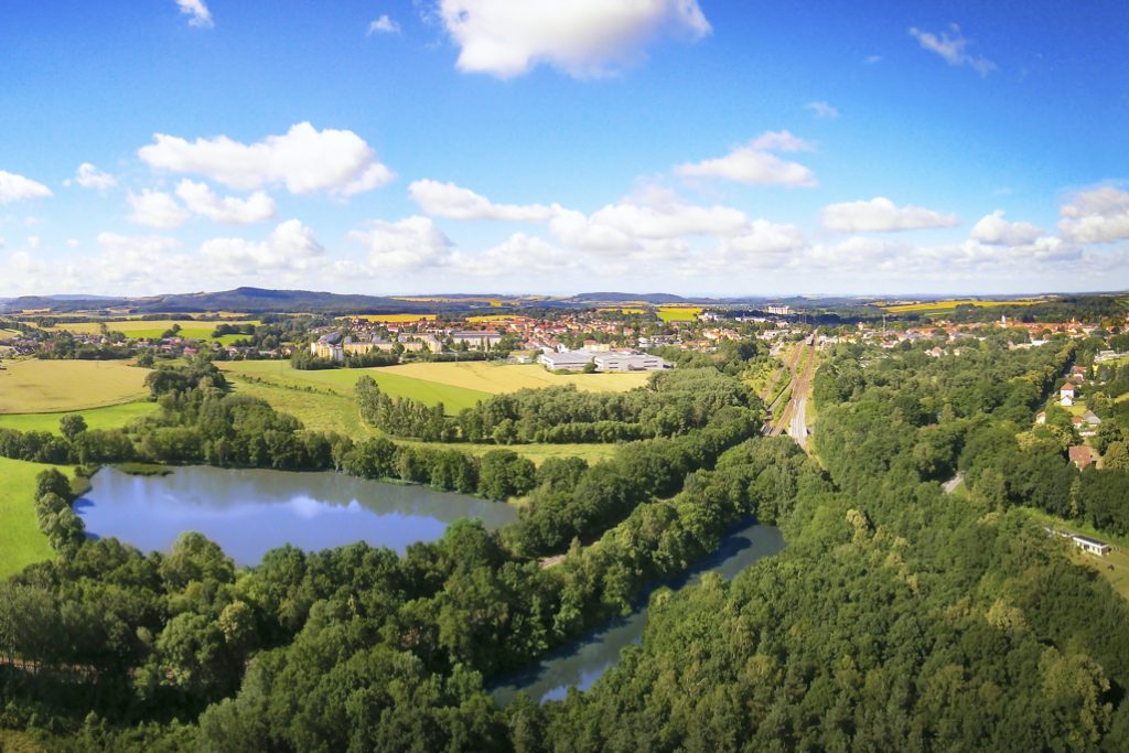 Vom Schmöllner Weg über Horkaer Teich - Richtung Gewerbepark Belmsdorfer Straße