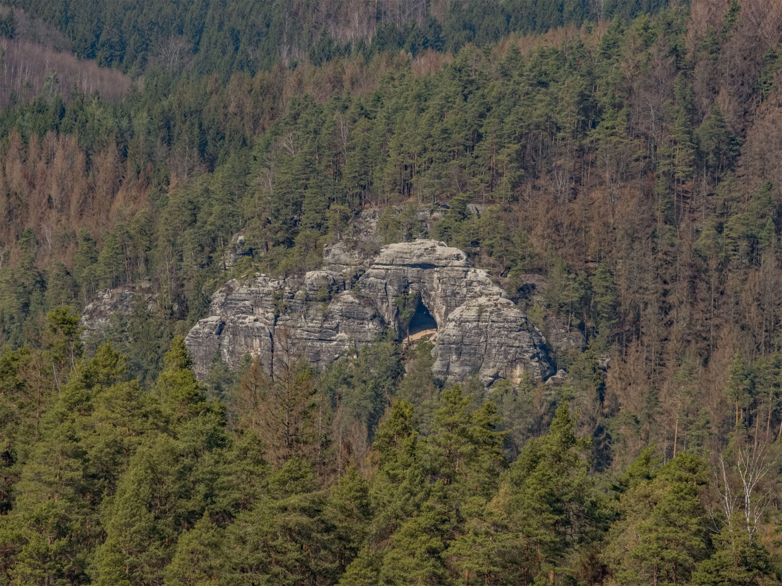 Kleinstein mit Kleinstein Höhle.